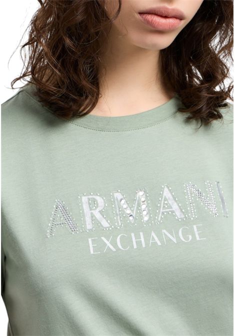 Regular fit T-shirt with metal logo ARMANI EXCHANGE | T-shirt | XW000387 AF10354U7231